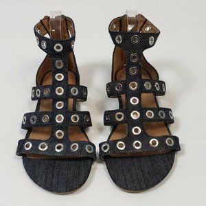 Just Fab Gladiator Sandals with Grommets